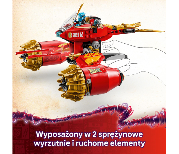 LEGO Ninjago 71830 Burzowy jeździec-mech Kaia - 1284130 - zdjęcie 7